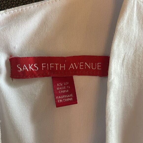 Saks 5th Avenue White Lace Romper size XS - Picture 5 of 11